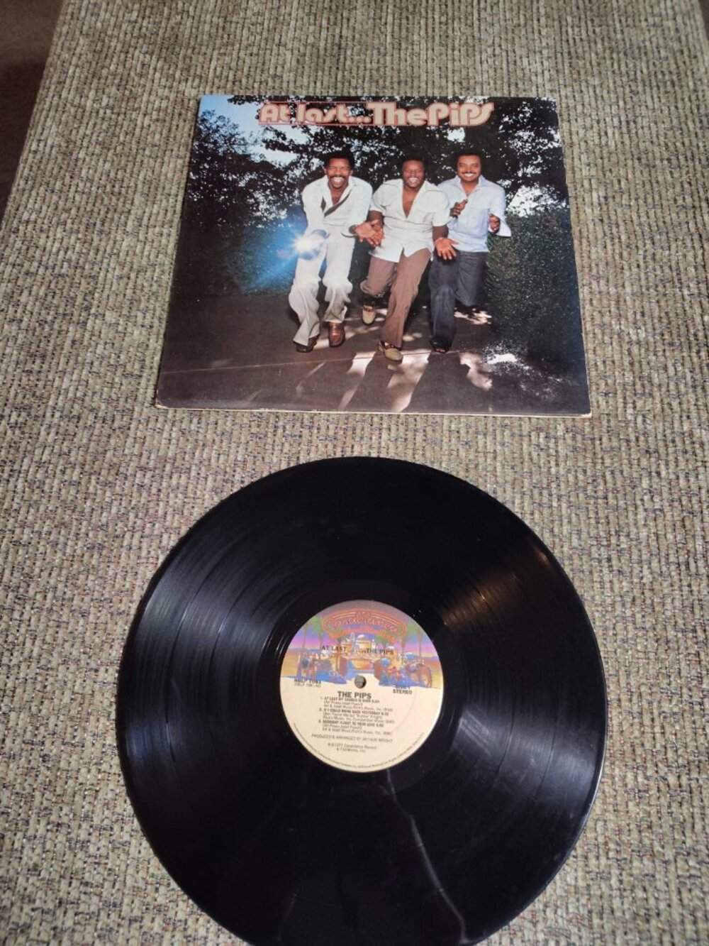 The Pips: At Last LP